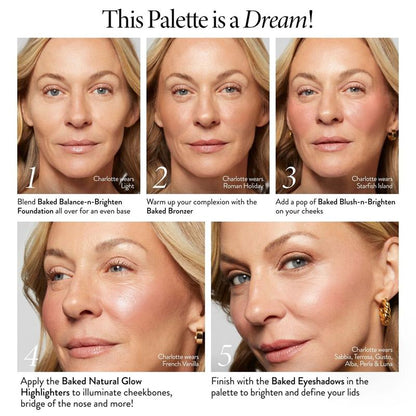 Best Tuscan Dreams Baked Eyeshadow Palette(4PC)