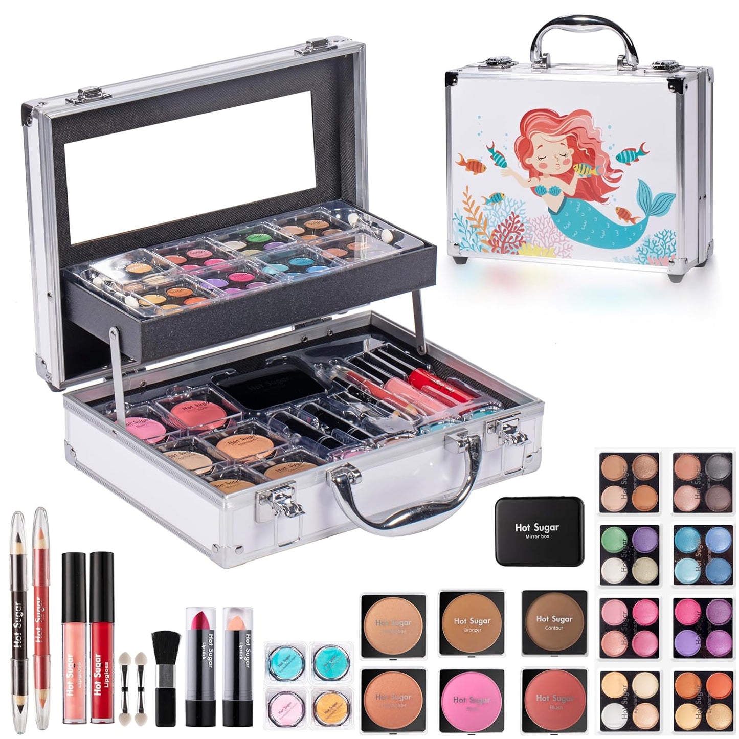 52-Color Women's Makeup Kit + Full Accessories